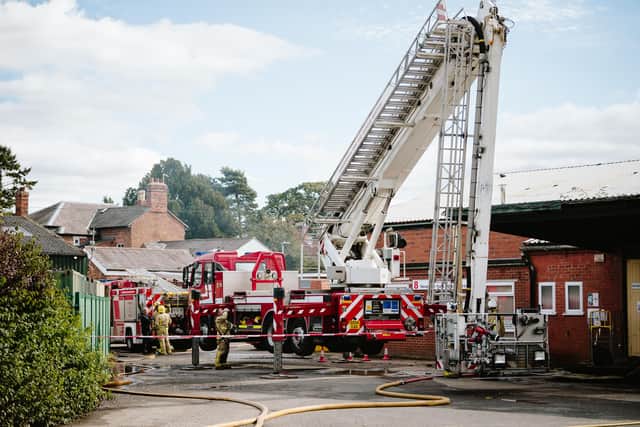 Fire crews have been on the scene since shortly after midnight