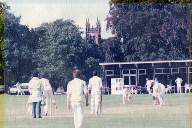 Enville Cricktet Club in action, probably during the 1990s