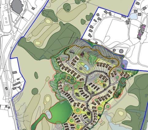 The proposed site layout.