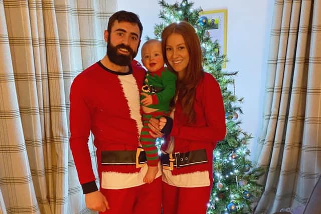 Jack Price with his family.