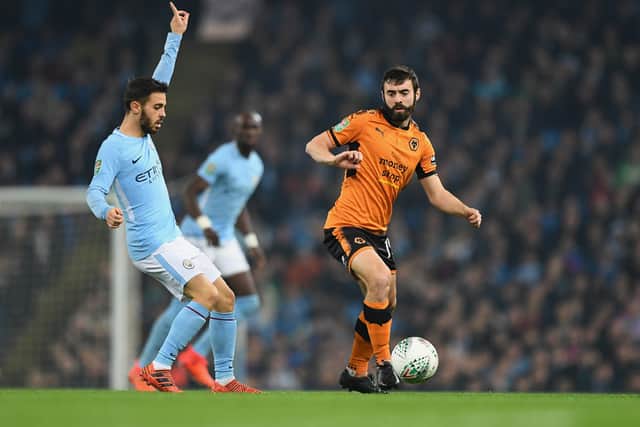Bernardo Silva of Manchester City and Jack Price of Wolverhampton Wanderers (AMA)