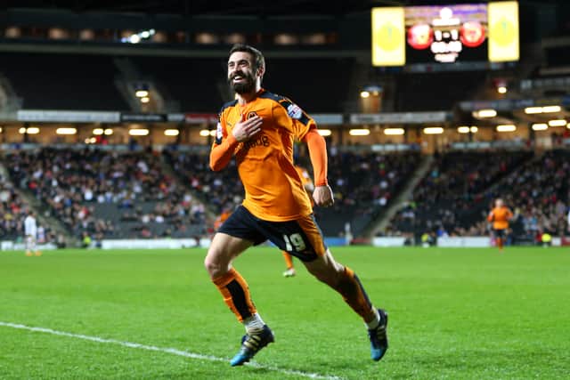 Jack Price of Wolverhampton Wanderers celebrates after he scores to make it 1-2 . (AMA)