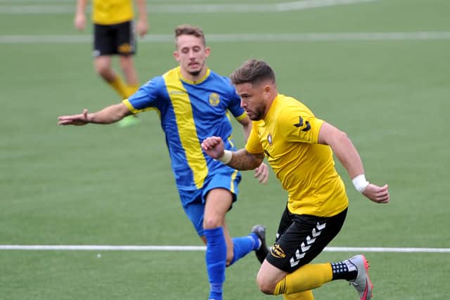 Michael Kightly makes his home debut for Rushall.