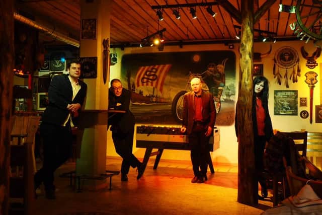 The Nightingales, from left: Andreas Schmid, Robert Lloyd, James Smith and Felicity Kitson