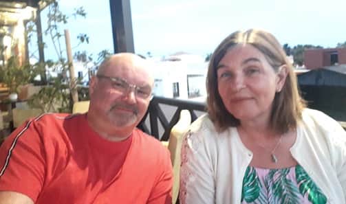Christoper Wright and his wife Elaine