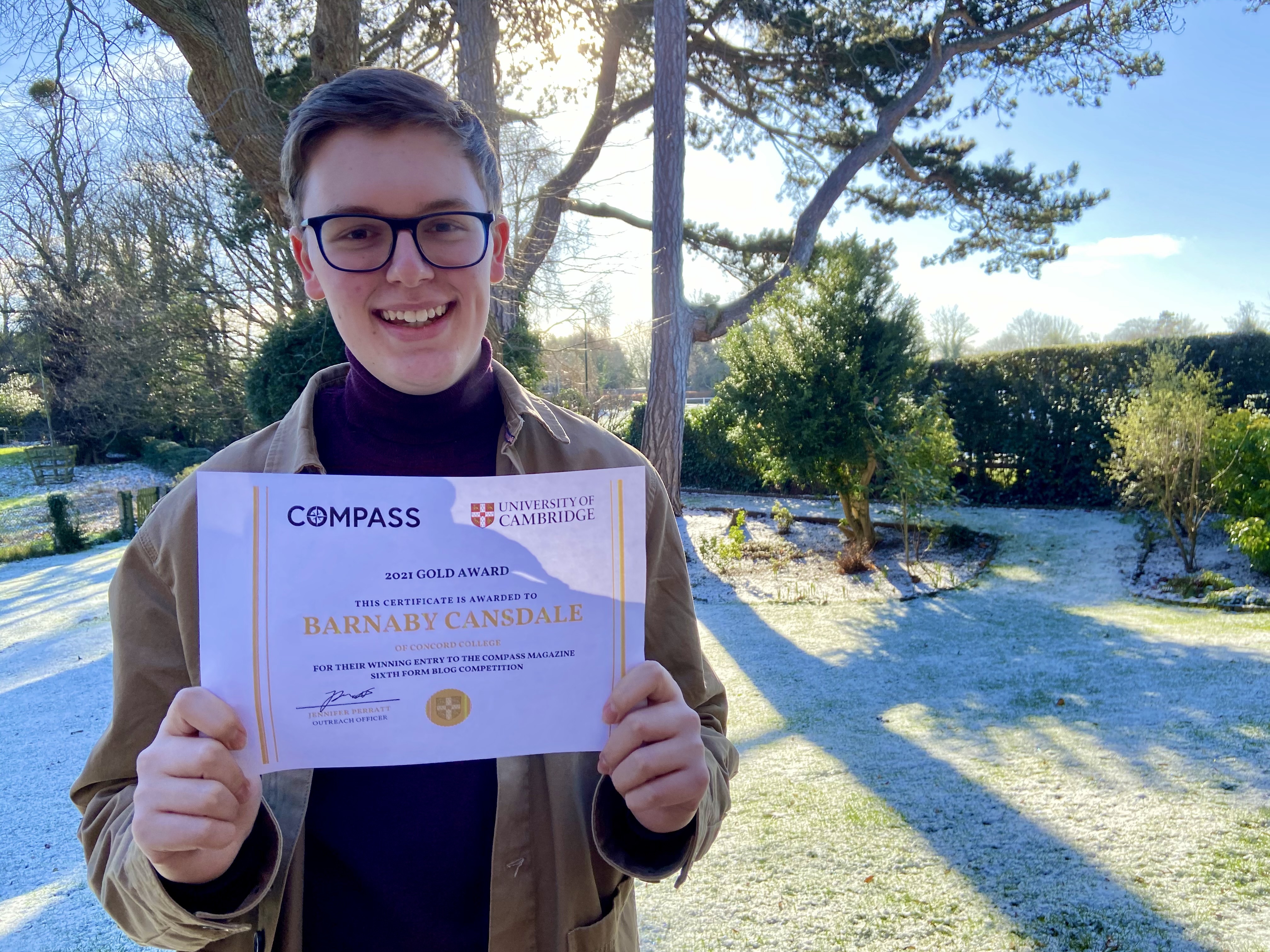 Shropshire student bags top national award for climate change study