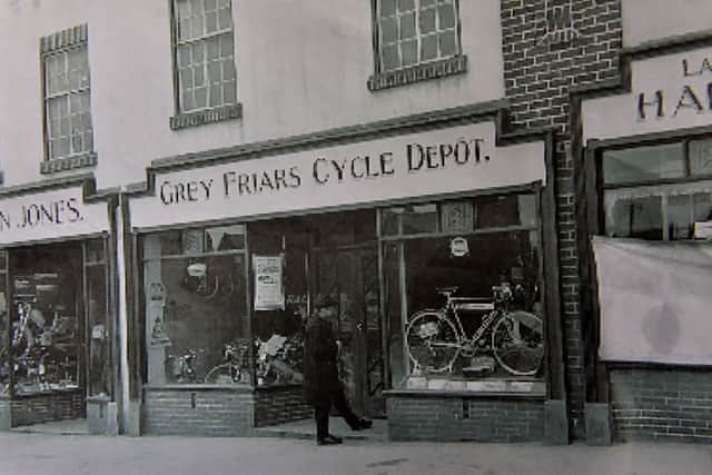 Stan Jones' original bike shop