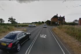The main A5 between Stretton and Gailey 