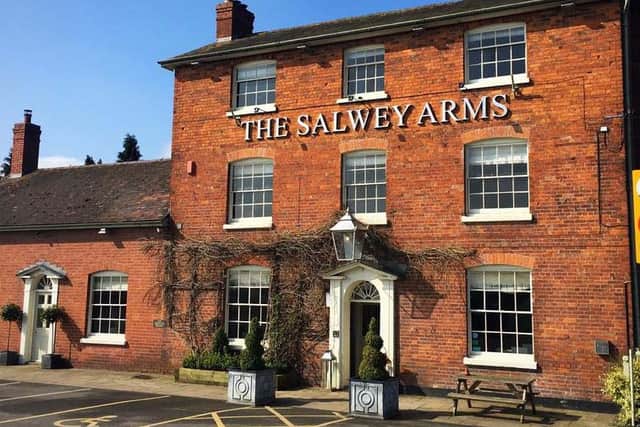 The pub is on the edge of Ludlow