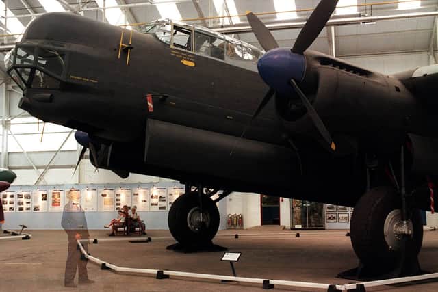 A ghostly figure admires the supposedly haunted Lincoln at Cosford.