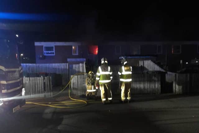 Firefighters were called on Halloween