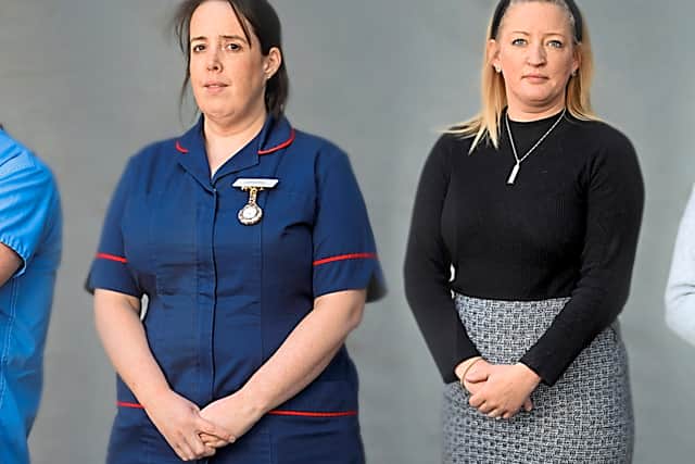 Portrait shots of front line staff at Royal Shrewsbury Hospital, who are all working tirelessly to help save lives during the coronavirus pandemic