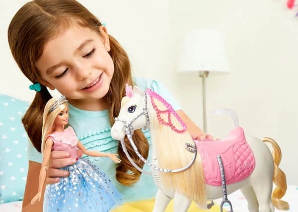 Barbie Pirncess Prance and Shimmer horse