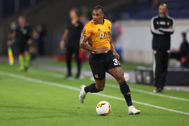 Adama Traore of Wolverhampton Wanderers.
