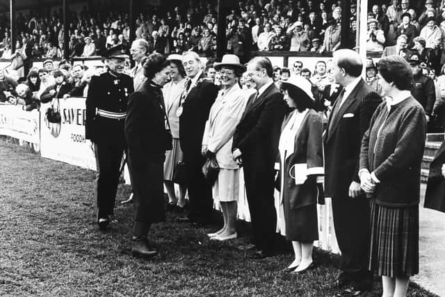 Princess Anne at the West Mid Show in Shrewsbury in 1991