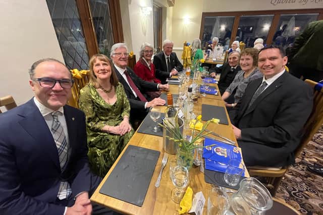 German Guests from the the Lions Club of Schrobenhausen. 
