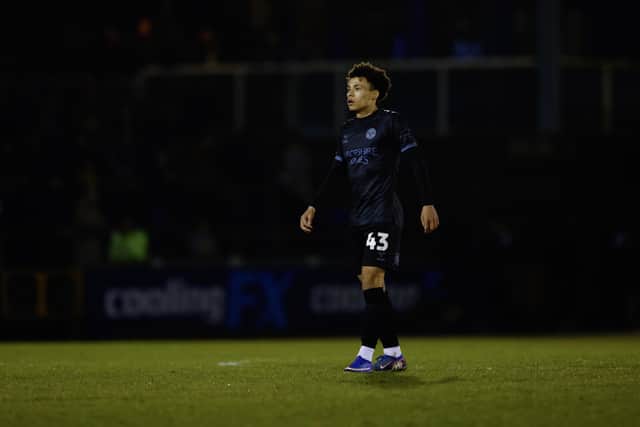 Will Gray made his league debut for Shrewsbury Town against Bristol Rovers