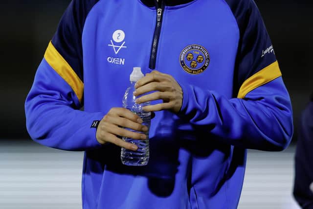 First-year scholar Oliver Hall featured in a Shrewsbury Town matchday squad for the first time