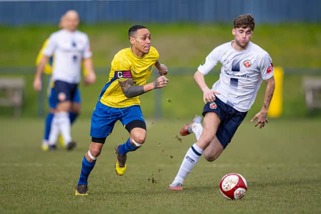 Shifnal Town captain Kyle Bennett. Picture: Jim Wall