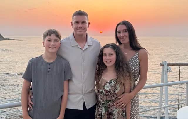Tyler and Chloe with their children Rowan and Aubree