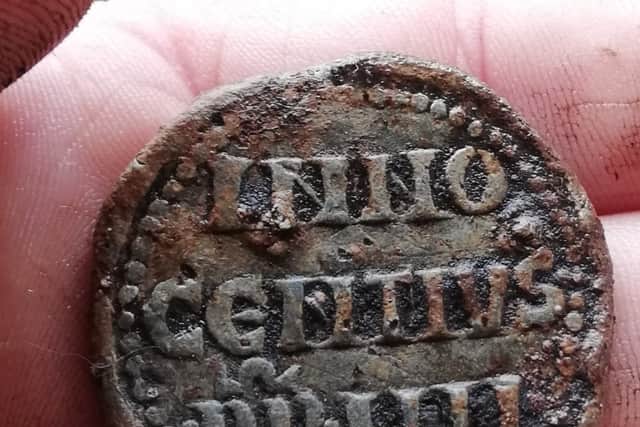 The pope's seal found by Andy