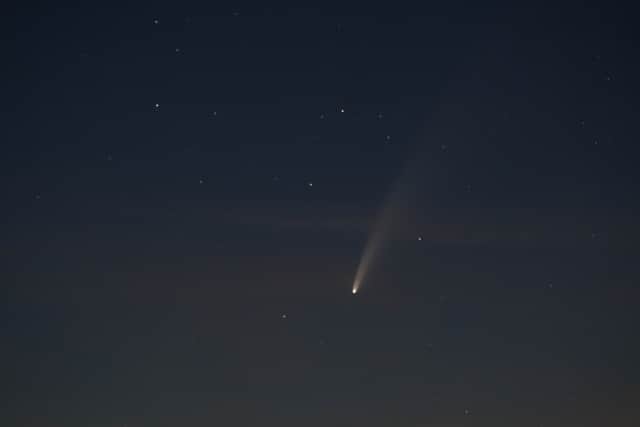 A close up of Comet Neowise. Picture: @SDBPhotography__
