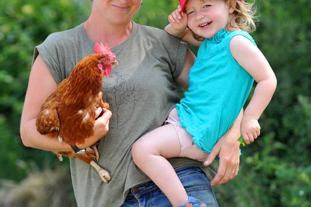 Daphne Du Cros with Isla, 2