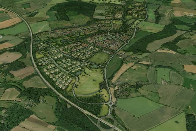 A sketch of what the development in Tong could look like