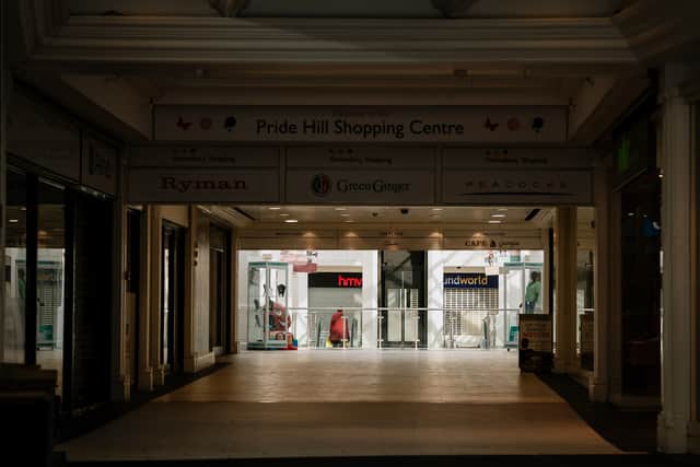 Darwin shopping centre during the lockdown
