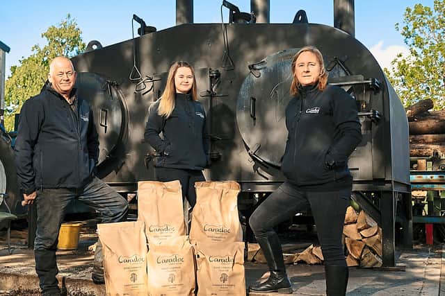 It's a family business - Kevin Fryer with his daughter Fran Fryer-Smith and partner Charlotte Smith