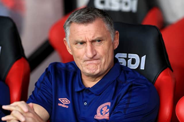 Blackburn Rovers manager Tony Mowbray