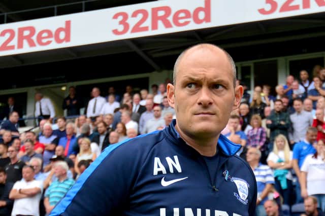 Preston North End manager Alex Neil