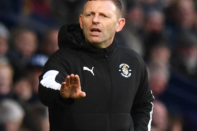 Luton Town manager Graeme Jones