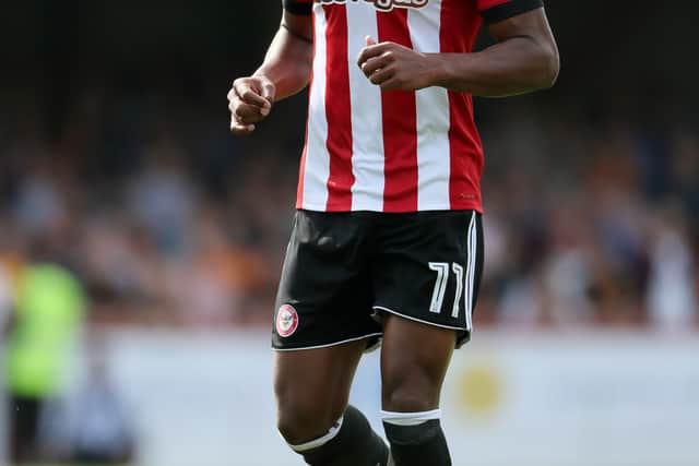 Ollie Watkins of Brentford. (AMA/Sam Bagnall)