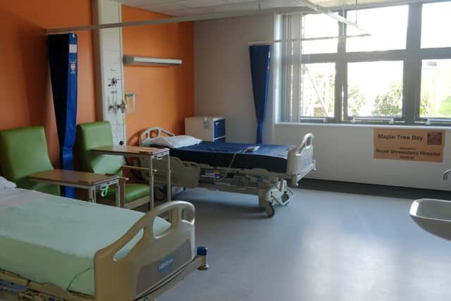 One of the bays inside Ward 35 at RSH