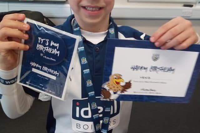 Baggies mascot Lewis