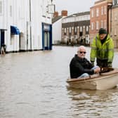 Flooding in Coleham, Shrewsbury