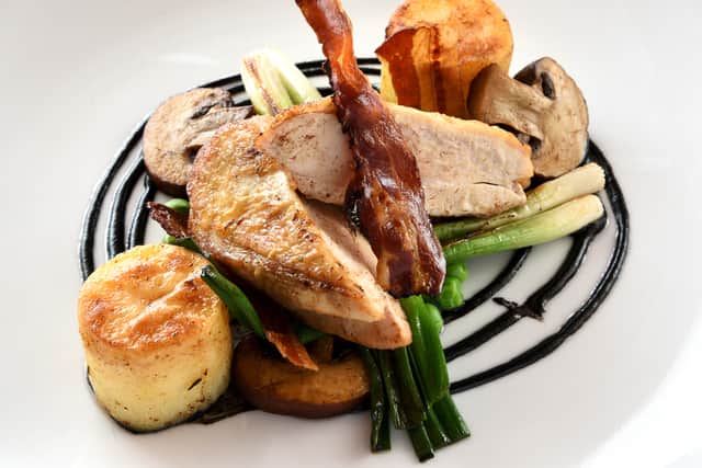 Chicken supreme main course