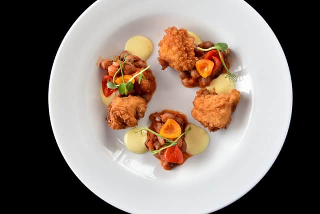 Fried chicken starter.