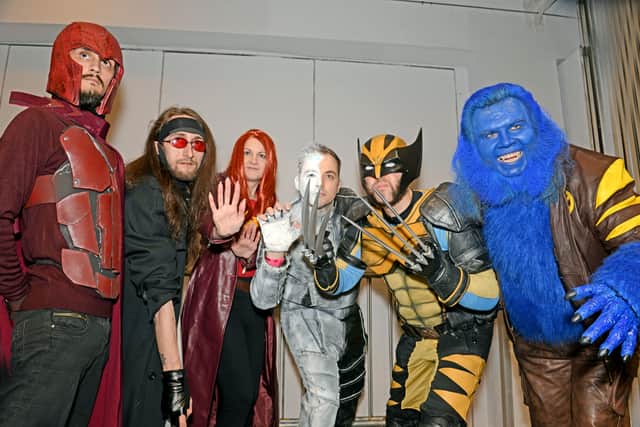 Ben Smith, Connor Palmer, Sarah Winterton, Martyn French, Wolversteve Paulson and Jay Vanian in costume