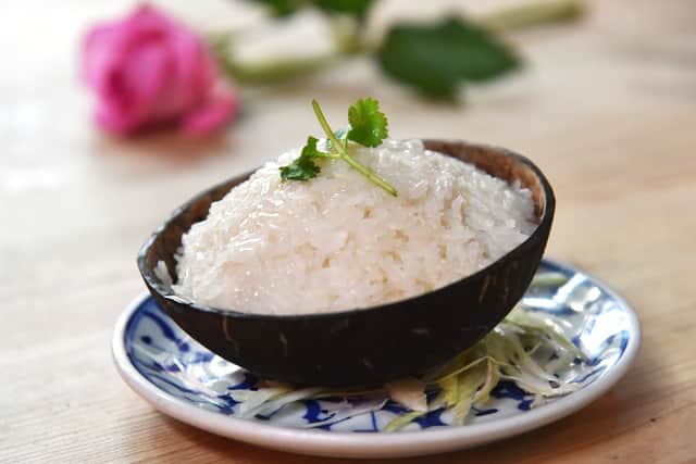 Chang Thai, Ludlow.
coconut rice