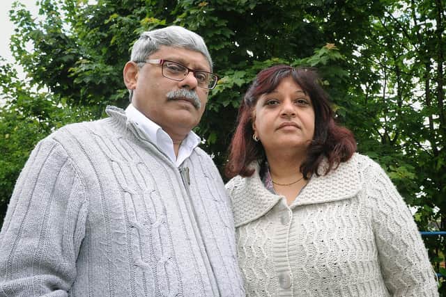 Rubbina Shaheen from Shrewsbury with husband Mohamed