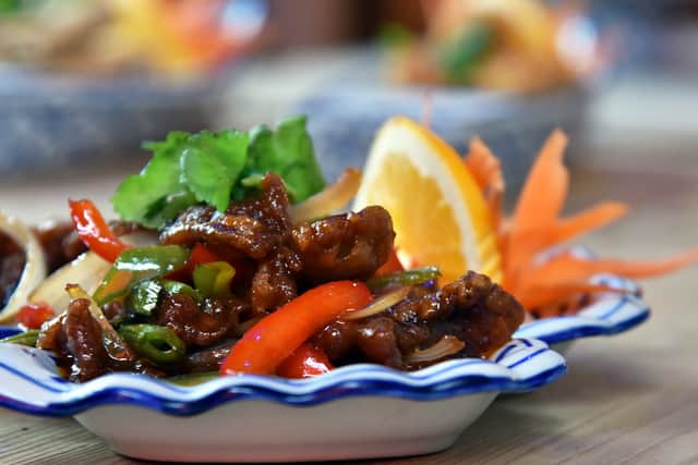 Chang Thai, Ludlow.
Deep fried shredded beef.