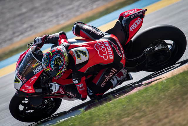 Davies sat out the opening race due to the track conditions causing safety issues