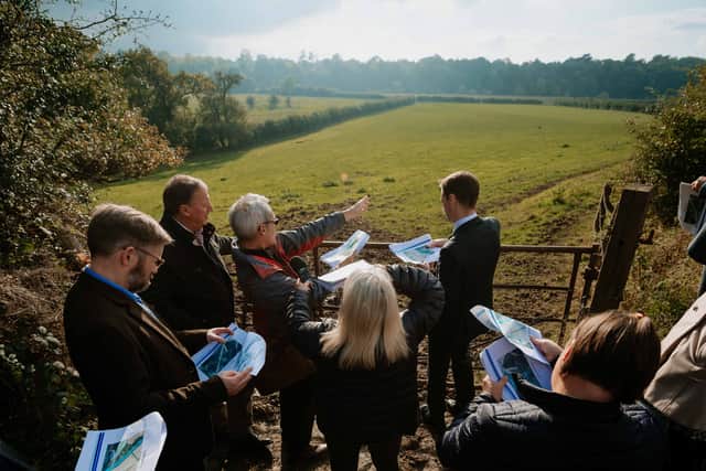 Tour of the planned North West Relief Road in Shrewsbury