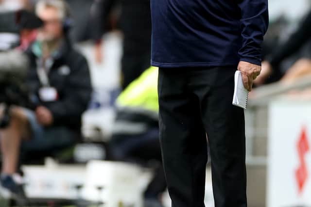 AFC Wimbledon manager, Wally Downes