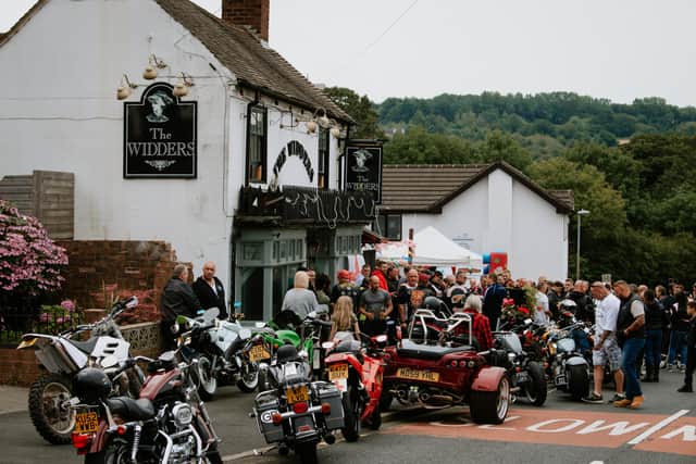 Hundreds of bikers took part in the second annual fundraising ride-out