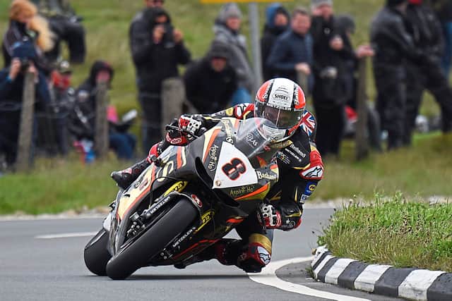 Rutter on his RCV in the Isle of Man TT Picture: ottpix@btinternet.com
