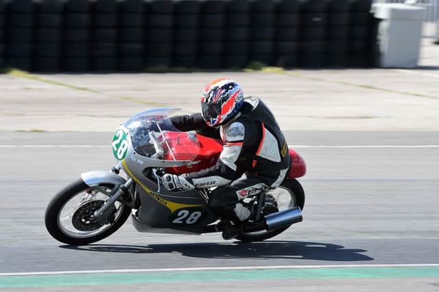 Biddulph is hoping for success on two fronts in the classic racing championship this year. Picture: Steve Snelling