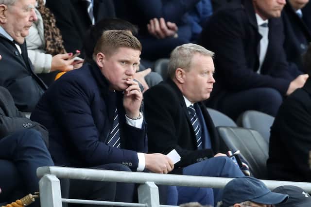 Luke Dowling with former chief executive Mark Jenkins (AMA)